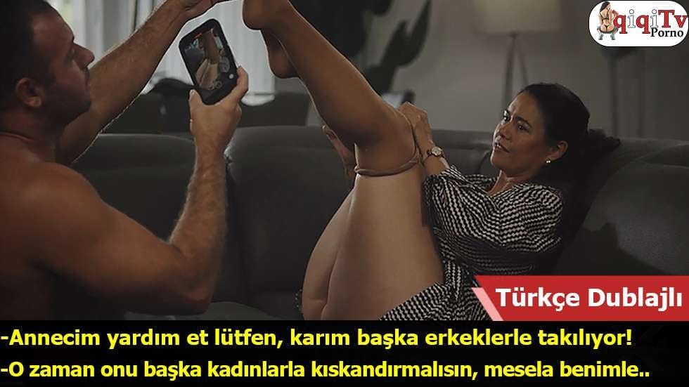 Duştan yeni çıkan yengemin göte bakmaktan kendimi alamadım
